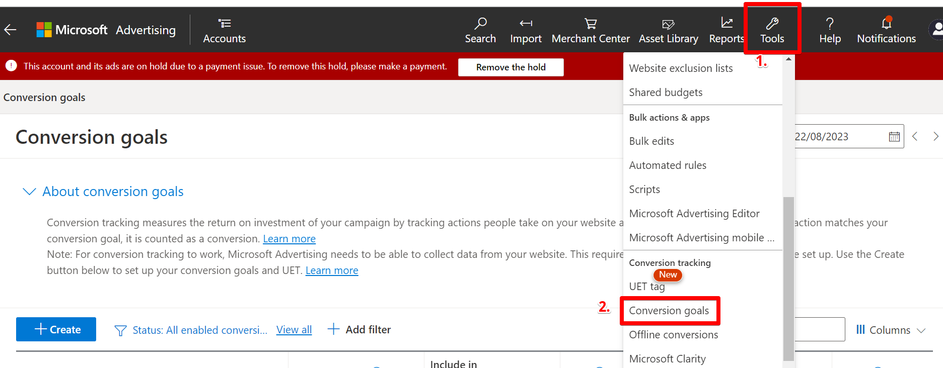 Monosnap Conversion goals _ Microsoft Advertising .png
